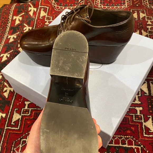 Prada lace up platform oxfords - Picture 4 of 5